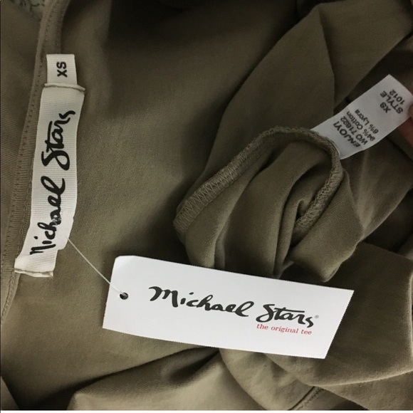 🇺🇸 MICHAEL STARS WRAP V NECK JERSEY DRESS F531-4 - Picture 7 of 8